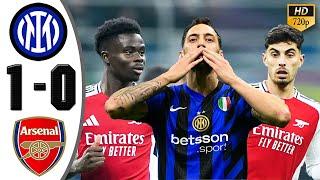 Inter Milan vs Arsenal 1-0 Highlights & All Goals 2024 HD