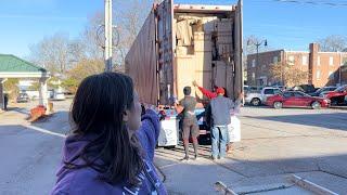 Behind the Scenes: Unpacking the Treasures of our 2023 Antique Furniture Container | EuroLuxHome.com