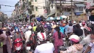 Züge in Morning, Ho-Chi-Minh-Stadt (2016)