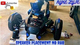 Can am ryker- DIY - AUDIO INSTALL ON 2021 RYKER RALLY -P3 SPEAKER PLACEMENT