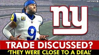  Matthew Stafford Trade Has Been Discussed Between Giants & Rams