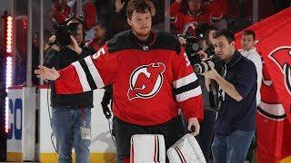 Cory Schneider makes 30 saves to record first shutout since 2017