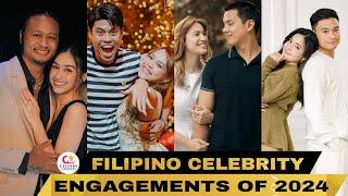 Filipino Celebrity Couple Engagements Of 2024 || All Details Revealed