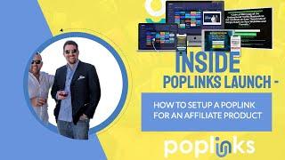 Inside the PopLink Launch - How to setup a poplink for an affiliate product