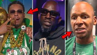 Paul Pierce, Kevin Garnett & Ray Allen Reaction To Boston Celtics Winning The 2024 NBA Championship!