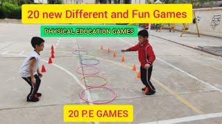 20  new different and Fun games | 20 Pe games | physical education games | 20 educaçãofisica