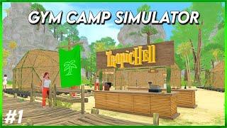 Embark On A Tropical Island Fitness Adventure With Our Gym Camp Simulator EP#1