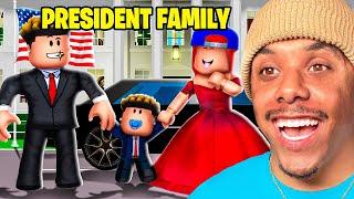 PRESIDENT FAMILY vs BABY ZEE In BROOKHAVEN RP! (Roblox)