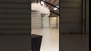 Lift visualization around a quadcopter drone using smoke