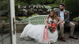 Dreamy New England Garden Wedding {Sweetest Vows Ever} // Uncanoonuc Mountain // Kim + Paul