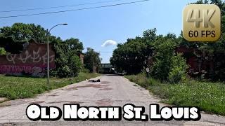 Driving Around St. Louis Hood - "Old North St. Louis" Neighborhood in 4k Video