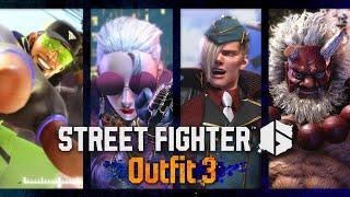 Street Fighter 6 - Rashid, A.K.I., Ed, Akuma Outfit 3 Showcase Trailer