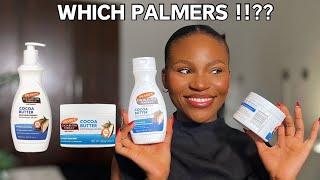 PALMER'S COCOA BUTTER FORMULA REVIEW ON DARK SKIN | BODY BUTTER VS BODY LOTION #PALMERSCOCOABUTTER