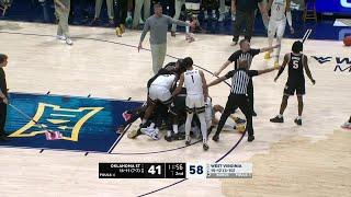 Oklahoma State player ejected after scuffle breaks out with West Virginia | ESPN College Basketball