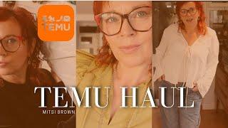 Temu haul and try on; we won't mention the C word! Barrel leg jeans, boho dresses