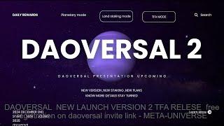 HyperVerse - Daoversal New Lunch 2.0 || 2025