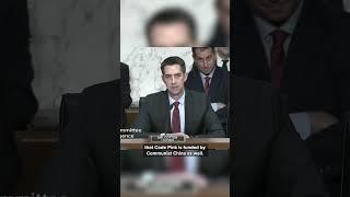 Senate Intelligence Committee is disrupted by a protestor