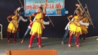 Telangana folk ## Rocking performance by our st marians  , Jangaon  ##Kala utsav##