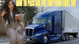 How To Pass Your Cdl Class A Pre Trip On The First Try️️