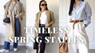 SPRING STAPLES | 15 CHIC AND TIMELESS SPRING OUTFITS, LOOKBOOK