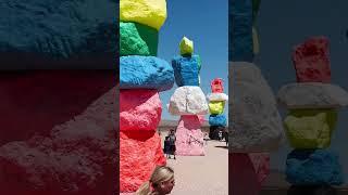 Visiting ‘Seven Magic Mountains’ in Nevada 