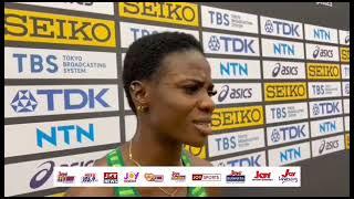 Budapest 2023: ‘Angry’ Tobi Amusan clashes with Irish journalist over doping questions