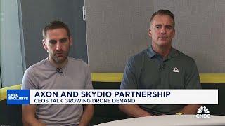 Axon and Skydio CEOs talk partnership developing first responder drones