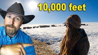 Female RANCHER Living at 10,000 FEET!!