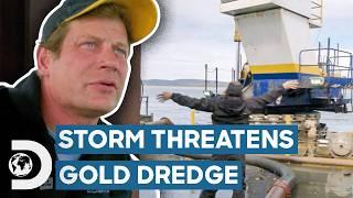 Storm Damages Shawn Pomrenke's Dredge Mid-Shift! | Gold Divers