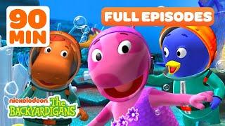 Tyrone & Pablo Find Mermaids + Castaways Adventure! w/ Uniqua | Full Episodes | The Backyardigans