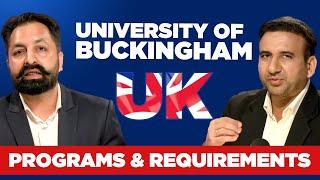 University of Buckingham - UK Student Visa | Admission Requirements