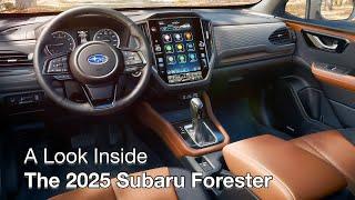 New 2025 Subaru Forester Interior – The redesigned Forester compact SUV