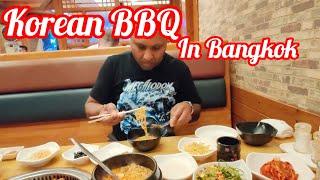 We try Korean BBQ for the first time || Bangkok KoreaTown || South African YouTuber