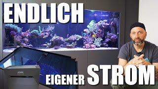 Mehr POWER für mein Meerwasseraquarium mit dem Anker Solix Solarbank 2 1600E Pro BALKONKRAFTWERK!!!