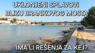 Uklonjeni splavovi najbliži Brankovom mostu priobalje čeka rešenje i obnovu 40 godina