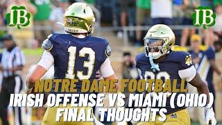 Upon Further Review - Offensive Takeaways vs  Miami Ohio