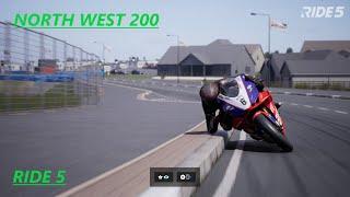 RIDE 5 GAMEPLAY - NORTH WEST 200 - WORLD RECORD - NEW PB 4:12.770 - RSV4  RM - XBOX SERIES X/S - PS5