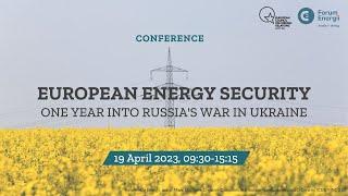 European Energy Security: One Year into Russia’s war in Ukraine