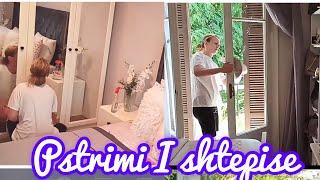 Vlog/ krevat i ri/ rutina e mengjesit// si e pastroj shtepine *