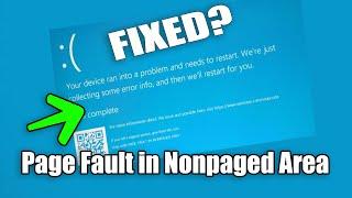 How To Fix "Page Fault in Nonpaged Area" on windows 11