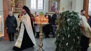 Рождественский крестный ход подворье Свято-Троицкого Александра-Свирского мужского монастыря.