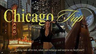 CHICAGO TRAVEL VLOG | 72h IN CHICAGO | things to do, best places to eat, trip with my boyfriend