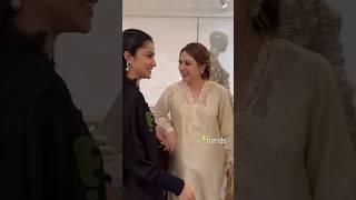 Momina Iqbal and Tuba Anwar at Fashion Store launch in Karachi