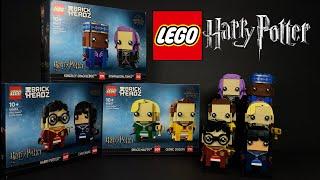 LEGO Harry Potter Summer 2023 BRICKHEADZ FULL WAVE REVIEW! (40616, 40617, 40618)