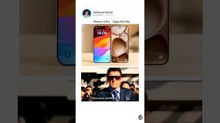 iPhone 16 Pro vs Oppo Find X8s #shorts #memes #vivo #iphone