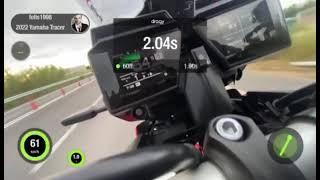 Yamaha tracer 9 Acceleration  0-400m  1/4 mile  margaris evolution amaliada