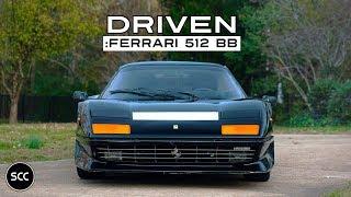 FERRARI 512 BBi / 512BBi 1983 - Test drive in top gear - Flat 12 Engine sound | SCC TV