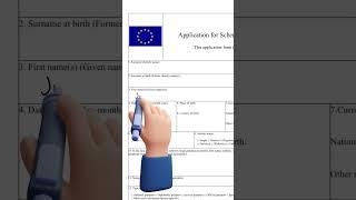 Schengen Visa Application Form