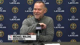 Michael Malone coach of Nuggets postgame interview 01 12 2025