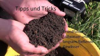 Tipps und Tricks- Grundfutter für Stillwasser und langsam fließende Gewässer